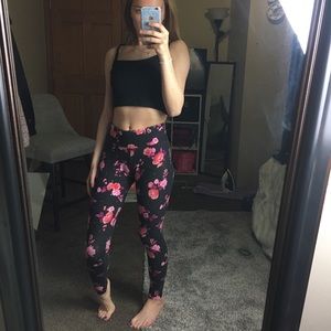 Sale Like New VS PINK Rhinestone Leggings